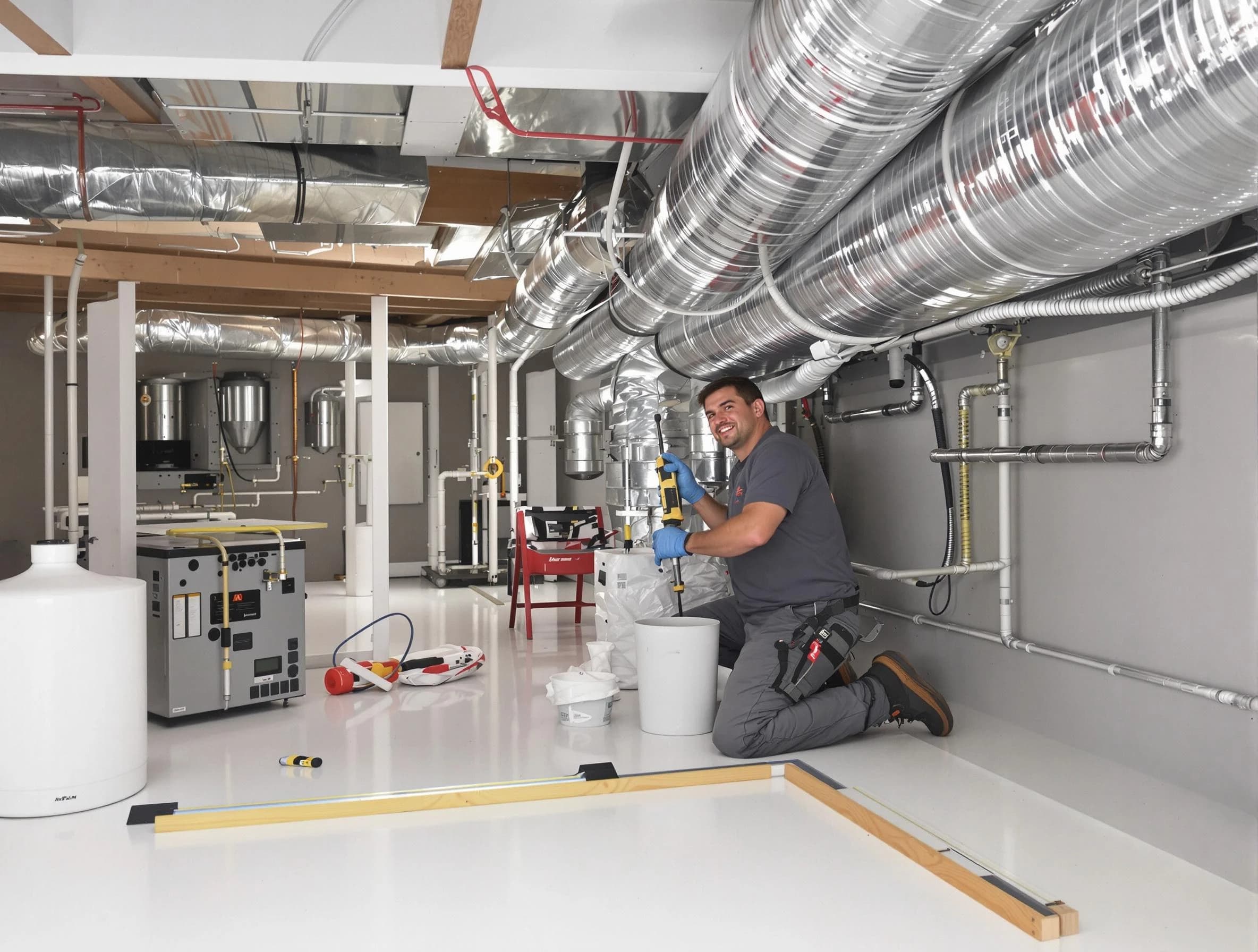 Professional duct sealing service by Stonecrest Air Duct Cleaning in Stonecrest