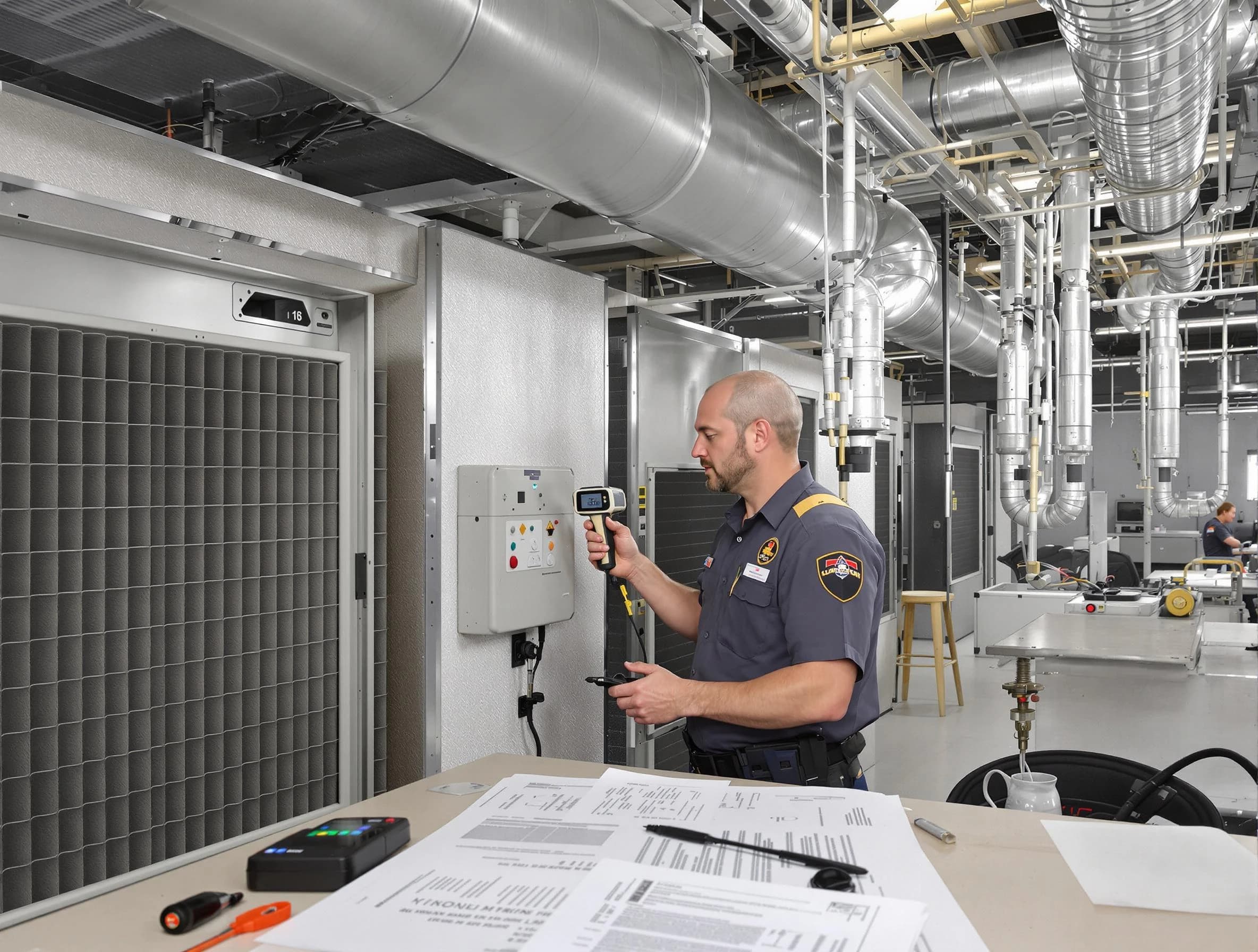 Professional filter system inspection by Stonecrest Air Duct Cleaning in Stonecrest