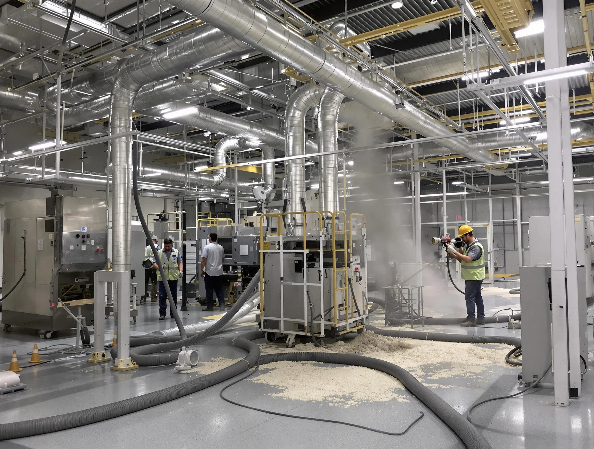 Heavy-duty industrial duct cleaning by Stonecrest Air Duct Cleaning in Stonecrest