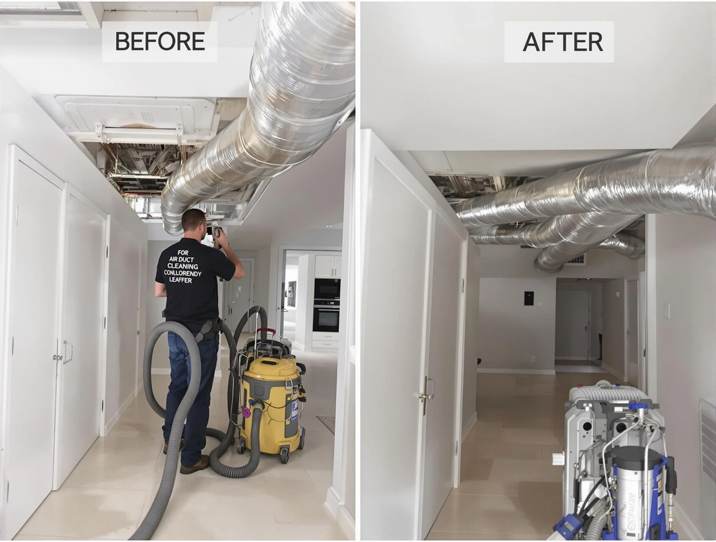 Stonecrest Air Duct Cleaning professional performing thorough air duct cleaning in Stonecrest