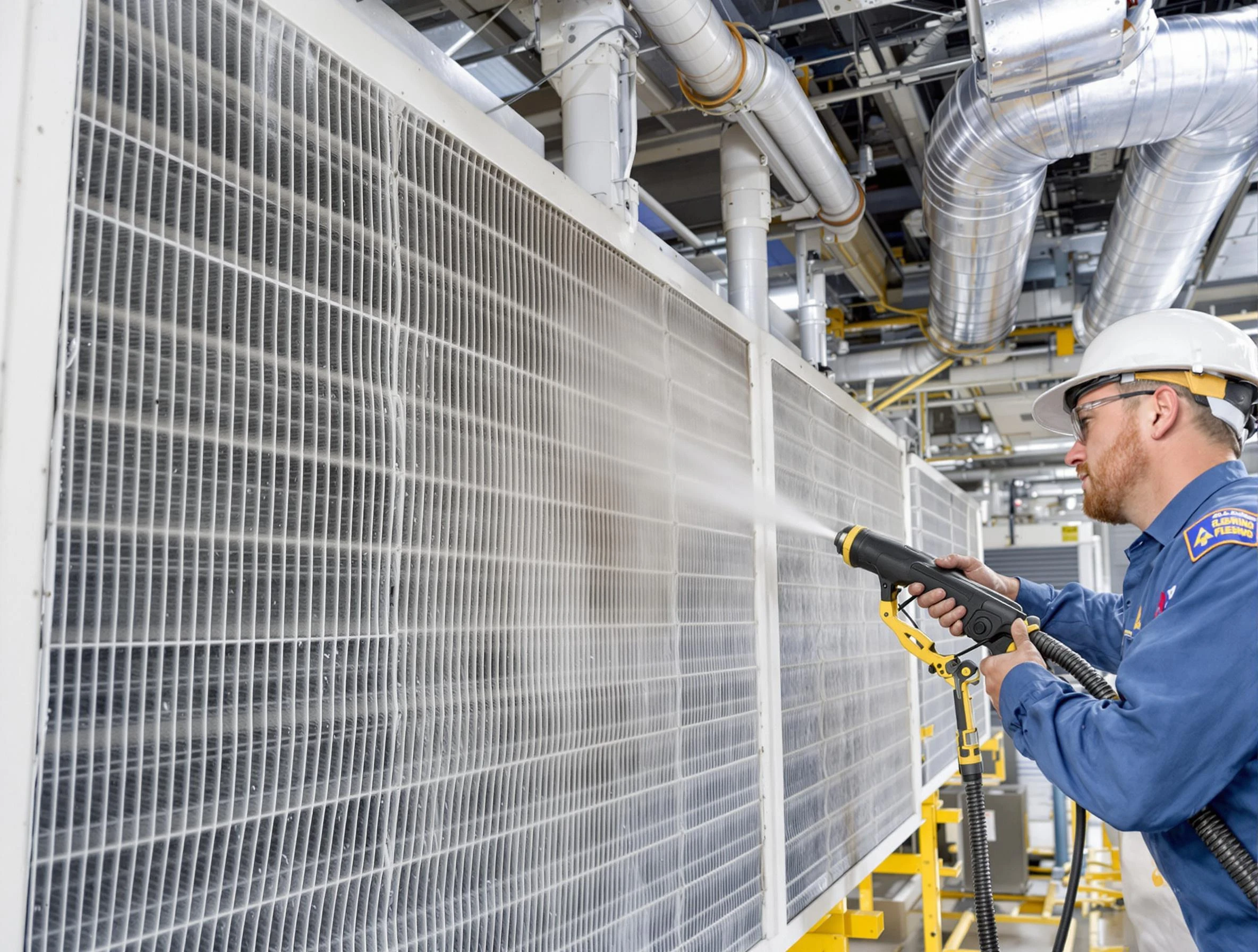 Professional commercial coil cleaning by Stonecrest Air Duct Cleaning in Stonecrest