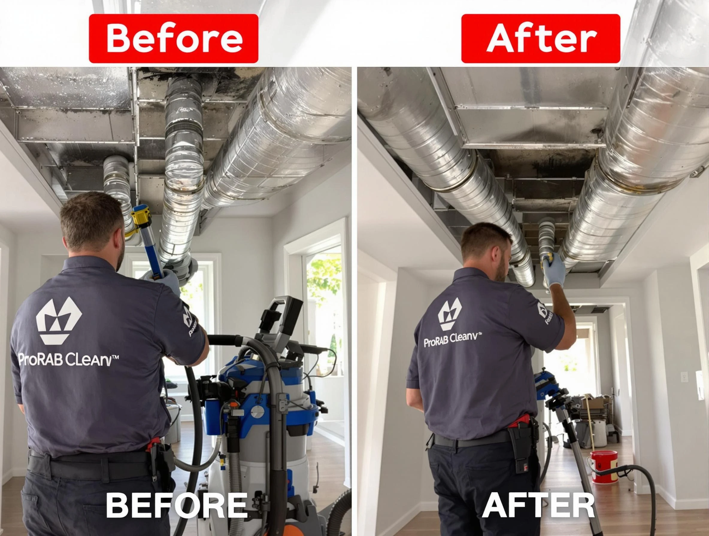 Stonecrest Air Duct Cleaning expert performing thorough residential duct cleaning in a Stonecrest home